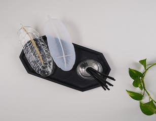 Silicone Mold Feather Tray